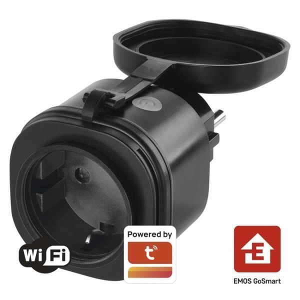 Розумна вологозахищена WIFI розетка EMOS P5532 GoSmart IP44 P5532 фото