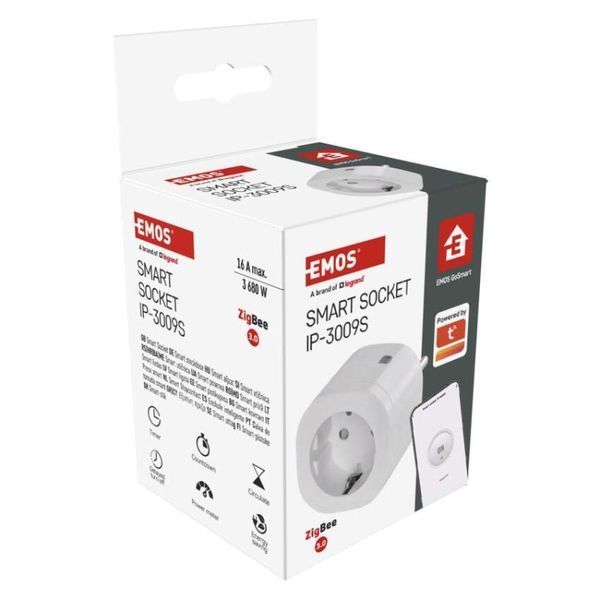 Розумна розетка EMOS P5533 GoSmart ZigBee 3.0 P5533 фото