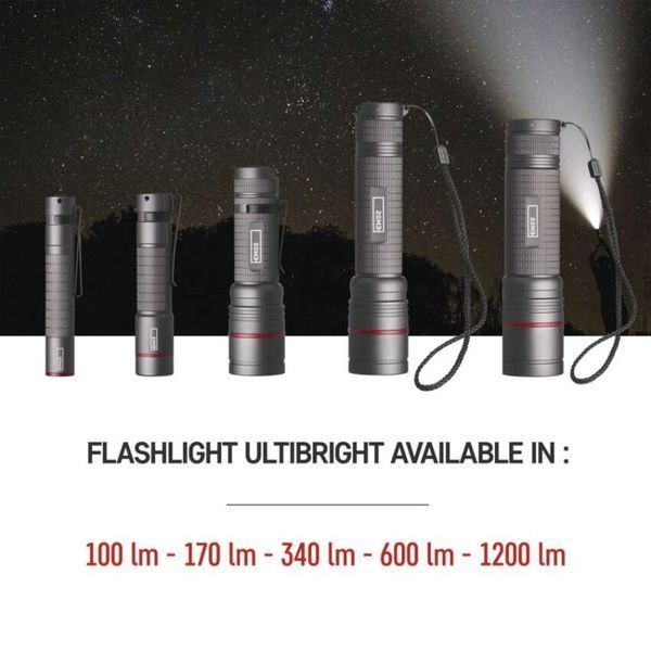 Ліхтар акумуляторний Emos P3180 Ultibright 80 600 Lm 2600 mAh метал фокус P3180 фото