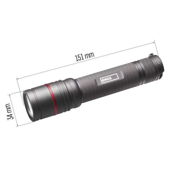 Ліхтар акумуляторний Emos P3180 Ultibright 80 600 Lm 2600 mAh метал фокус P3180 фото