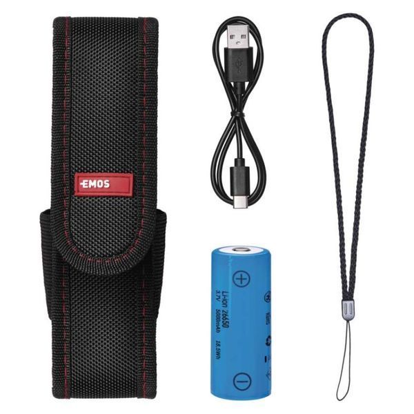 Ліхтар акумуляторний Emos P3190 Ultibright 90 1200 Lm 5000 mAh метал фокус P3190 фото