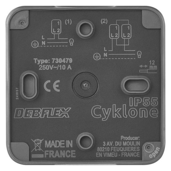 Настінний вимикач EMOS Cyklone C.1,6 IP55 D730422 D730422 фото