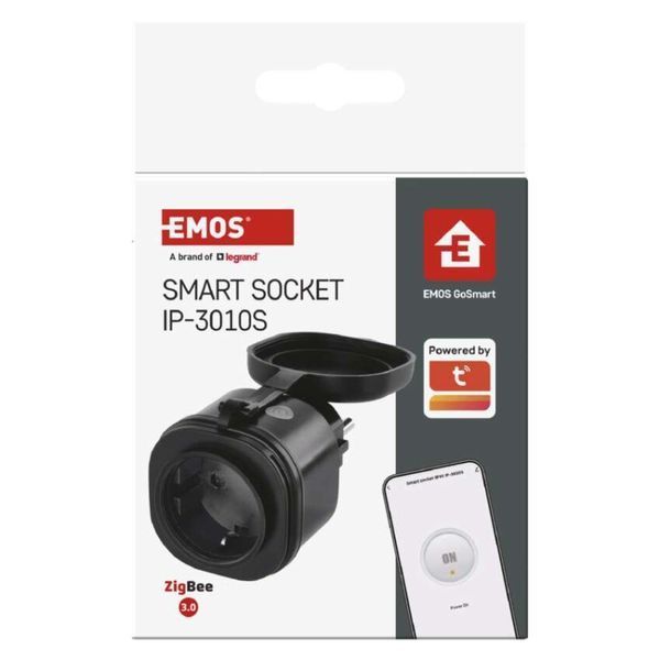 Розумна вологозахищена розетка EMOS P5534 GoSmart ZigBee 3.0 IP44 P5534 фото