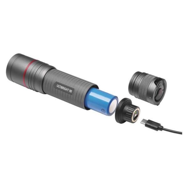 Ліхтар акумуляторний Emos P3190 Ultibright 90 1200 Lm 5000 mAh метал фокус P3190 фото