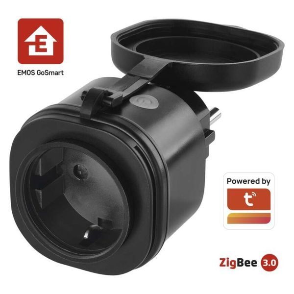 Розумна вологозахищена розетка EMOS P5534 GoSmart ZigBee 3.0 IP44 P5534 фото