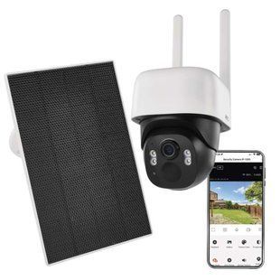 Розумна IP-камера Emos H4067 GoSmart, зовнішня, з Wi-Fi, сонячною панеллю та акумулятором H4067 фото