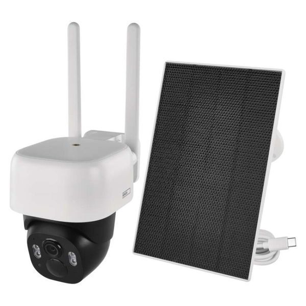 Розумна IP-камера Emos H4067 GoSmart, зовнішня, з Wi-Fi, сонячною панеллю та акумулятором H4067 фото