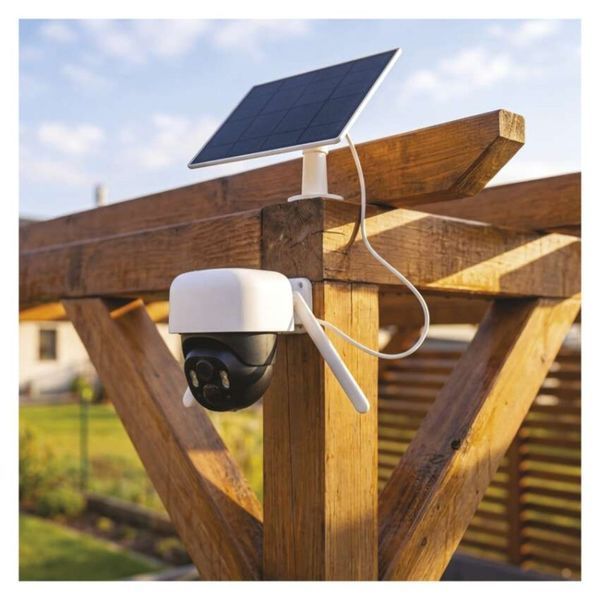 Розумна IP-камера Emos H4067 GoSmart, зовнішня, з Wi-Fi, сонячною панеллю та акумулятором H4067 фото