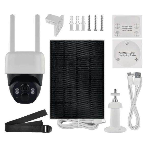 Розумна IP-камера Emos H4067 GoSmart, зовнішня, з Wi-Fi, сонячною панеллю та акумулятором H4067 фото