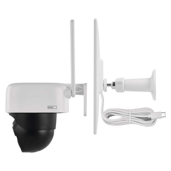 Розумна IP-камера Emos H4067 GoSmart, зовнішня, з Wi-Fi, сонячною панеллю та акумулятором H4067 фото