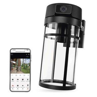 Розумна IP-камера Emos H4074 GoSmart, зовнішня, поворотна, з Wi-Fi і підсвічуванням, чорна H4074 фото