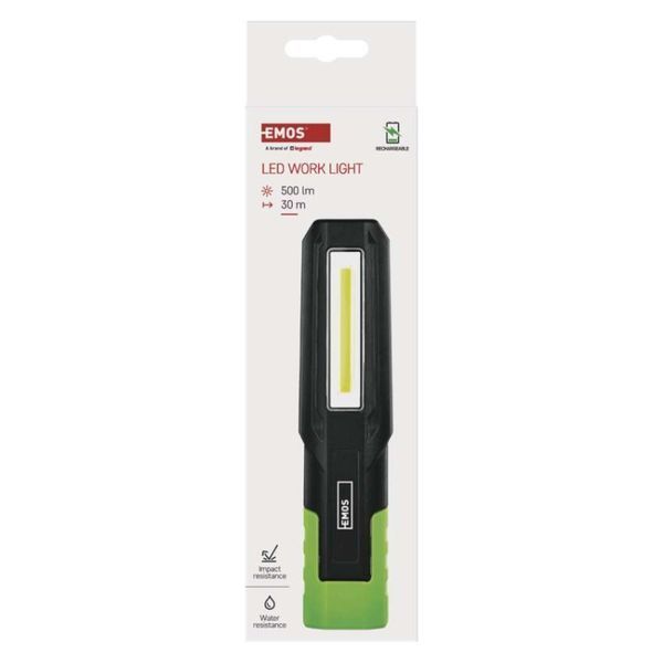 Фонарь аккумуляторный Emos P4546 500 Lm 2000 mAh Li-Ion пластик