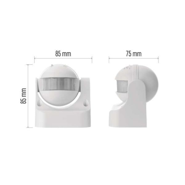 Датчик руху EMOS PIR IP44 W 1200W Білий G1120 G1120 фото