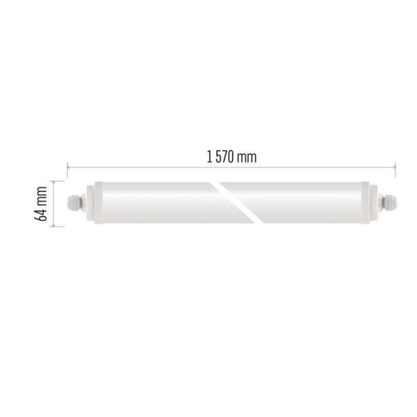 Світильник LED EMOS ZT4520 51W 6000Lm IP65 4000K FESTY лінійний ZT4520 фото