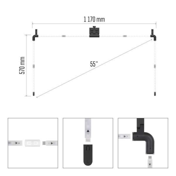 GoSmart Ambient LED RGB освітлення для телевізора 55&ldquo; (139 см) ZTV55 ZTV55 фото