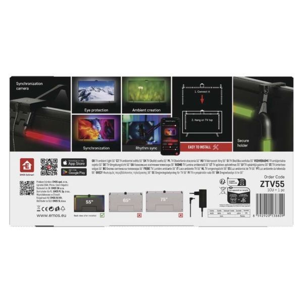 GoSmart Ambient LED RGB освітлення для телевізора 55&ldquo; (139 см) ZTV55 ZTV55 фото