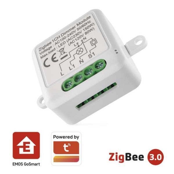 Розумний модуль регулювання яскравості EMOS H5107, ZigBee 3.0, 1-канальний H5107 фото