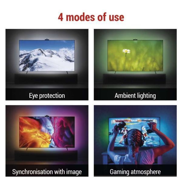 GoSmart Ambient LED RGB освітлення для телевізора 55&ldquo; (139 см) ZTV55 ZTV55 фото