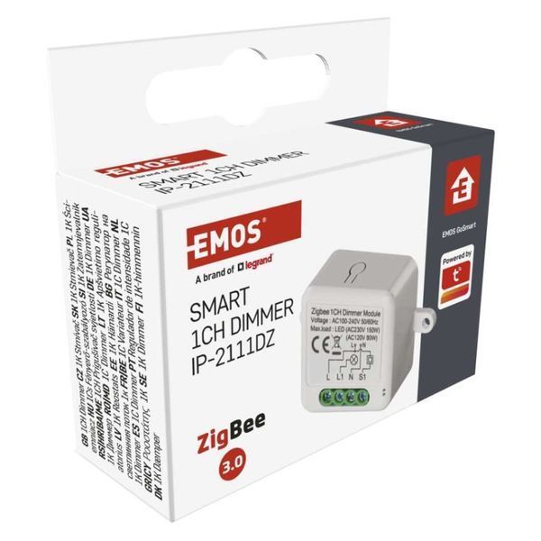 Розумний модуль регулювання яскравості EMOS H5107, ZigBee 3.0, 1-канальний H5107 фото