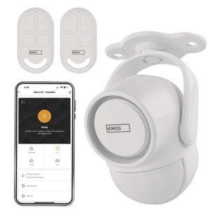 Розумна сигналізація GoSmart EMOS H5030 з датчиком руху, 6 датчиками дверей/вікон, WiFi H5030 фото