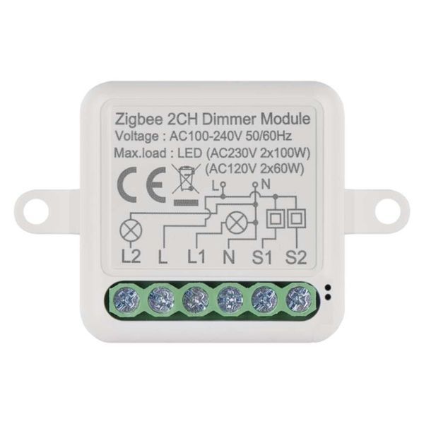 Розумний модуль регулювання яскравості EMOS H5108, ZigBee 3.0, 2-канальний H5108 фото
