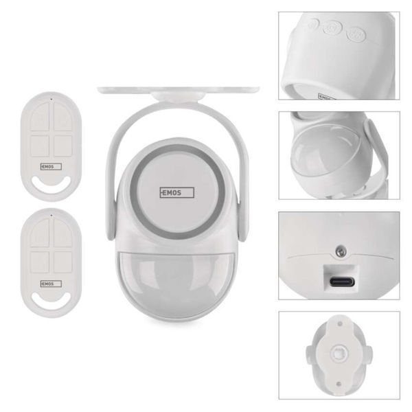 Розумна сигналізація GoSmart EMOS H5030 з датчиком руху, 6 датчиками дверей/вікон, WiFi H5030 фото