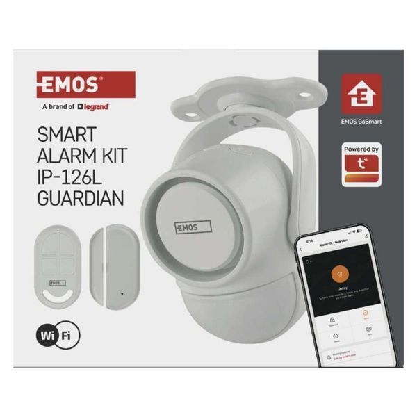 Розумна сигналізація GoSmart EMOS H5030 з датчиком руху, 6 датчиками дверей/вікон, WiFi H5030 фото