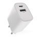 Універсальний USB зарядний пристрій EMOS V02B15 1xUSB-A, 1xUSB-C 15W 220V V02B15 фото 1