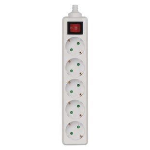 Колодка EMOS P1520, 5 розеток з вимикачем 16 A P1520 фото