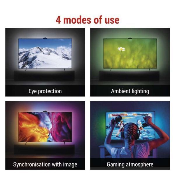 GoSmart Ambient LED RGB освітлення для телевізора 75&ldquo; (189 см) ZTV75 ZTV75 фото