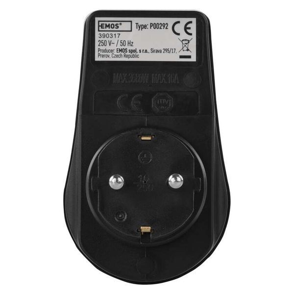 СЕТЕВАЯ РОЗЕТКА С ВЫКЛЮЧАТЕЛЕМ EMOS P00292 16A 250V IP44 ОДИНАРНАЯ P00292 фото