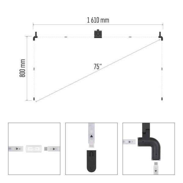 GoSmart Ambient LED RGB освітлення для телевізора 75&ldquo; (189 см) ZTV75 ZTV75 фото