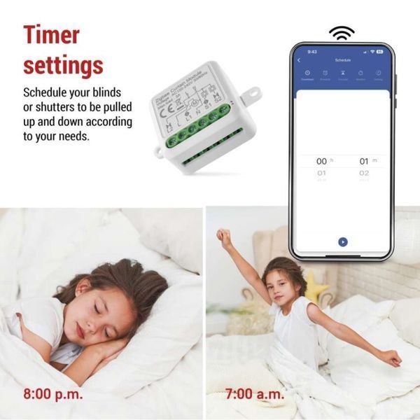 Умный модуль двигателя EMOS H5109, ZigBee 3.0, 1-канальный H5109 фото