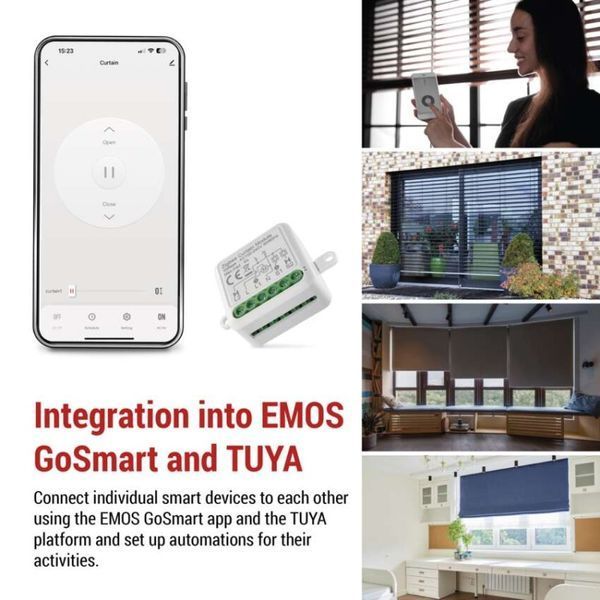 Умный модуль двигателя EMOS H5109, ZigBee 3.0, 1-канальный H5109 фото
