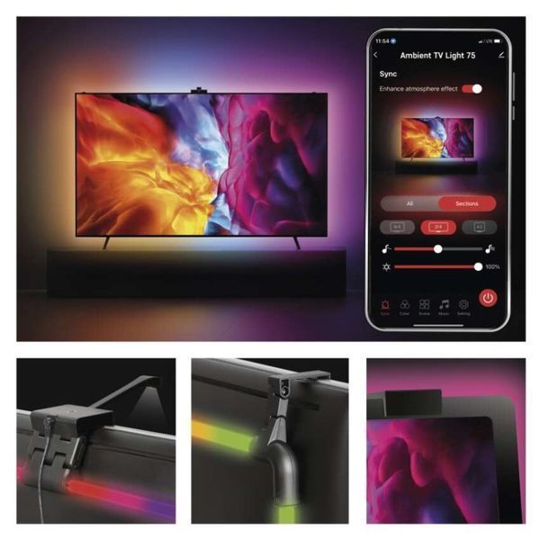GoSmart Ambient LED RGB освітлення для телевізора 75&ldquo; (189 см) ZTV75 ZTV75 фото