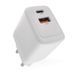 Универсальное USB GAN зарядное устройство EMOS V02G20 1xUSB-A, 1xUB-C 20W 220V PD V02G20 фото 1