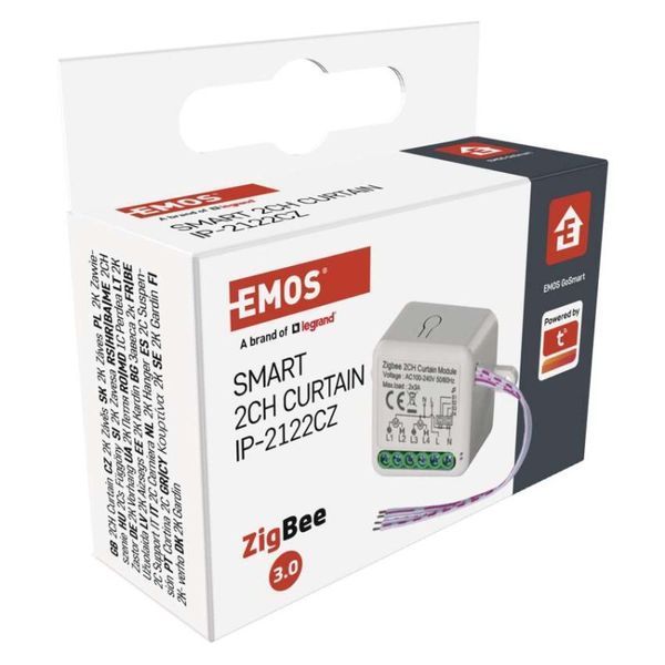 Розумний модуль двигуна EMOS H5110, ZigBee 3.0, 2-канальний H5110 фото
