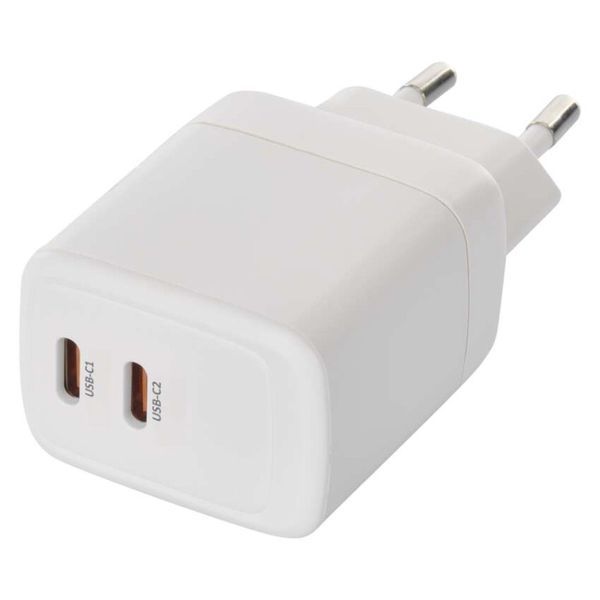 Універсальний USB зарядний пристрій EMOS V03G35 2xUSB-С 15W 220V V03G35 фото