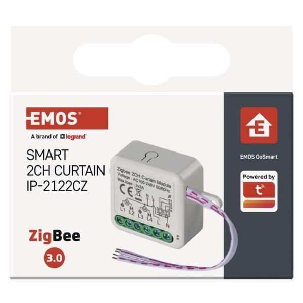 Розумний модуль двигуна EMOS H5110, ZigBee 3.0, 2-канальний H5110 фото