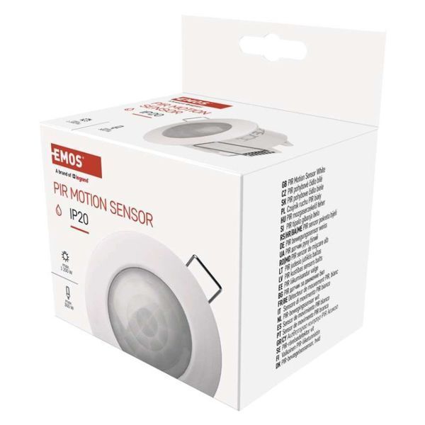 Датчик руху EMOS PIR W 1200W IP20 G1160 G1160 фото