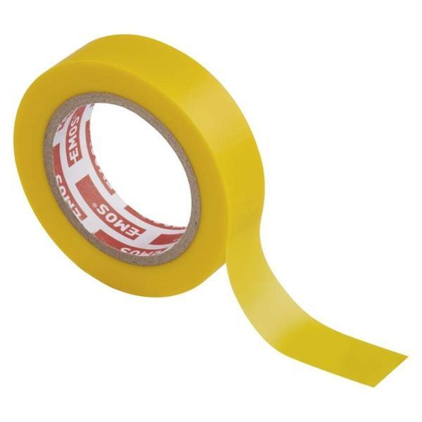 Ізоляційнв стрічка EMOS PVC 15/10 YELLOW F61516 F61516 фото