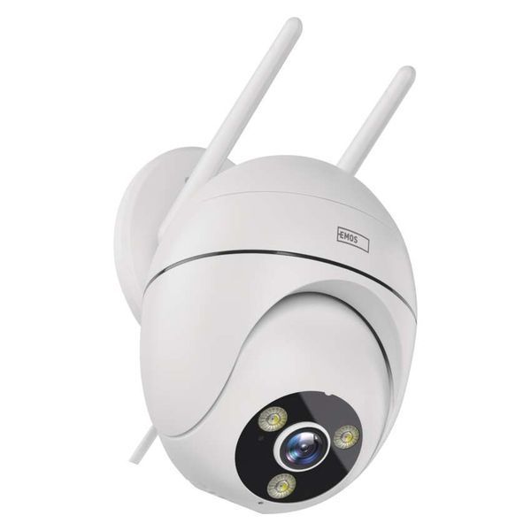 Розумна IP-камера Emos H4057 GoSmart зовнішня з Wi-Fi, живлення 5V/1A, біла H4057 фото