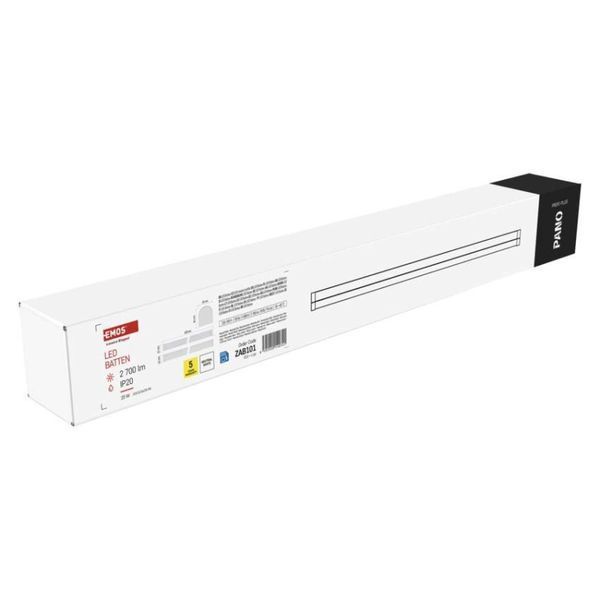 Світильник LED EMOS ZAB101 20W 2700Lm IP20 4000K PANO лінійний ZAB101 фото
