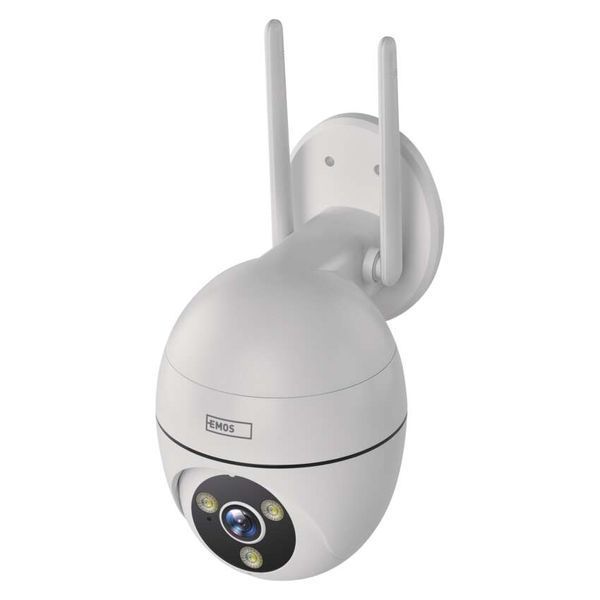 Розумна IP-камера Emos H4057 GoSmart зовнішня з Wi-Fi, живлення 5V/1A, біла H4057 фото