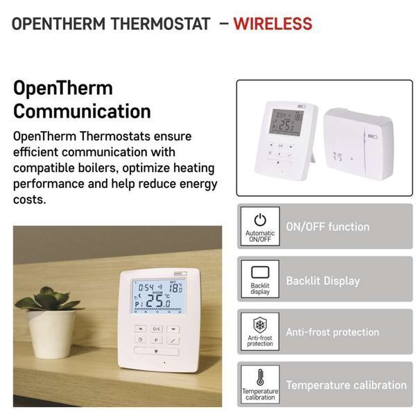 Кімнатний програмований бездротовий термостат OpenTherm P5611OT P5611OT фото