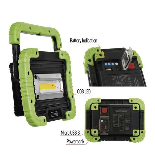 Фонарь прожектор аккумуляторный Emos P4533 1000 Lm 4400 mAh P4533 фото
