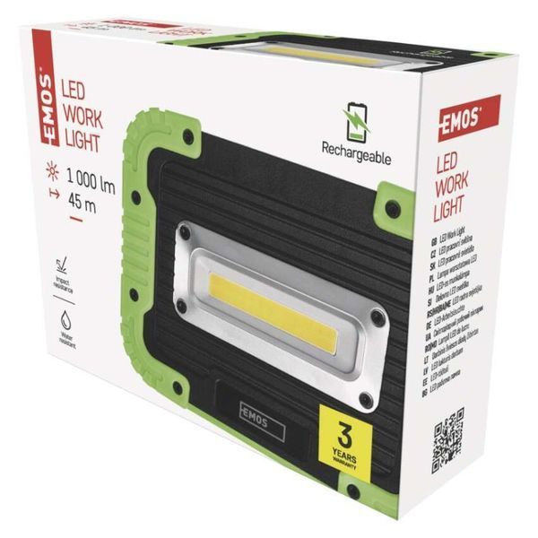 Фонарь прожектор аккумуляторный Emos P4533 1000 Lm 4400 mAh P4533 фото