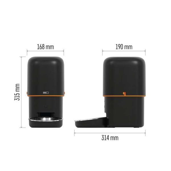 Автоматична розумна годівниця для домашніх тварин EMOS GOSMART H6002 4 літра WiFi H6002 фото