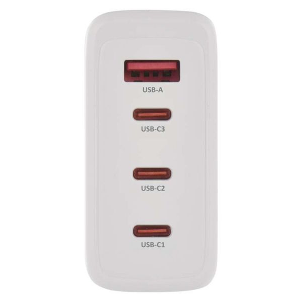 Универсальное USB GAN зарядное устройство EMOS V06G120 1xUSB-A, 3xUB-C 120W 220V PD V06G120 фото