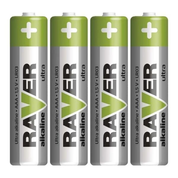 Батарейка RAVER by Emos B7911 Ultra Alkaline (AAA) LR03 блістер 4шт.